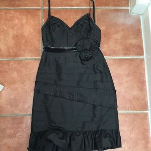 Gorgeous brown taffeta bcbg cocktail dress!